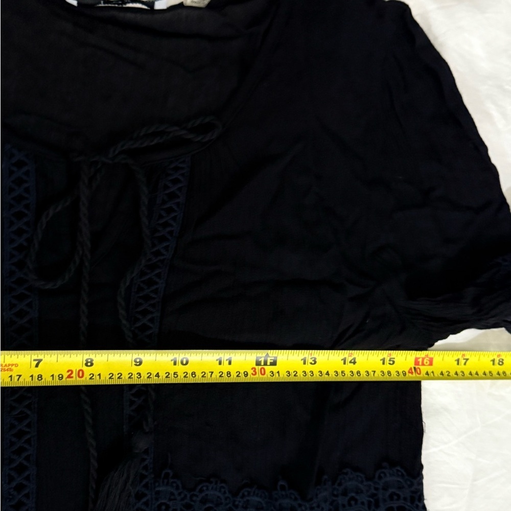 Dex Black Bishop Sleeve Dress - Picture 4 of 5